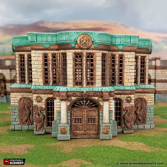 Rise of the Halflings Halflings Warlock’s Residence | D&D Miniature Terrain Warhammer Tabletop Miniatures Pathfinder Frostgrave