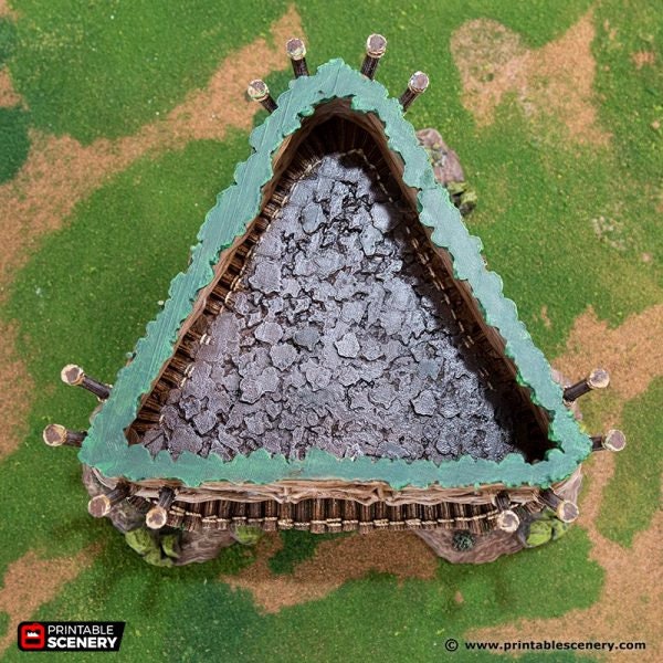 Rise of the Halflings Palace of the Druid | Miniature Terrain | D&D Miniature Terrain Warhammer Tabletop Miniatures Pathfinder Frostgrave