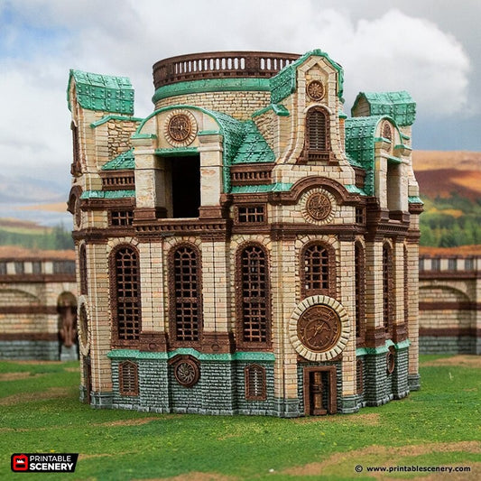 Rise of the Halflings Tower Of The Navigator | Miniature Terrain | D&D Miniature Terrain Warhammer Tabletop Miniatures Pathfinder Frostgrave