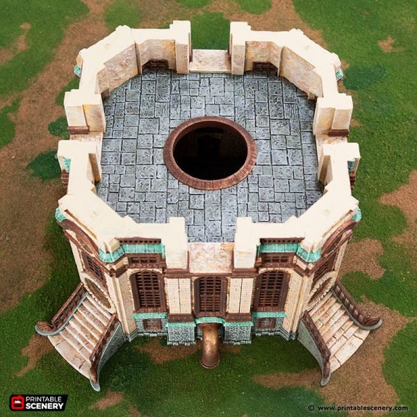 Rise of the Halflings Tower Of The Navigator | Miniature Terrain | D&D Miniature Terrain Warhammer Tabletop Miniatures Pathfinder Frostgrave