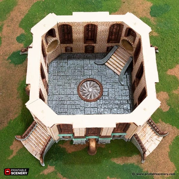 Rise of the Halflings Tower Of The Navigator | Miniature Terrain | D&D Miniature Terrain Warhammer Tabletop Miniatures Pathfinder Frostgrave
