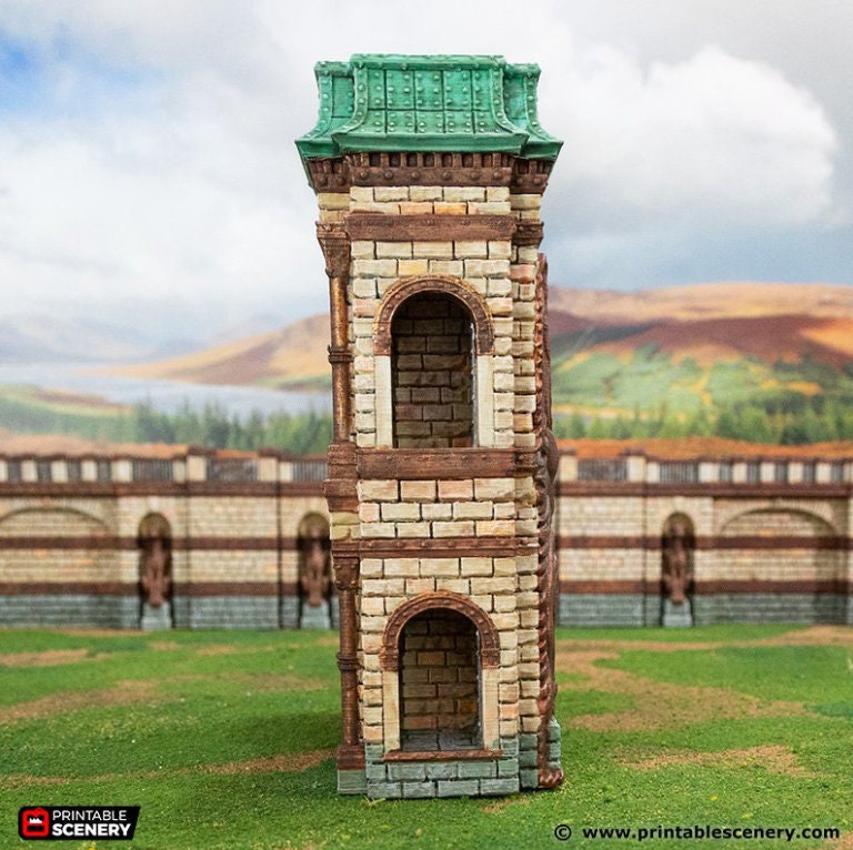 Rise of the Halflings The Wyrmway Gate | Miniature Terrain | D&D Miniature Terrain Warhammer Tabletop Miniatures Pathfinder Frostgrave