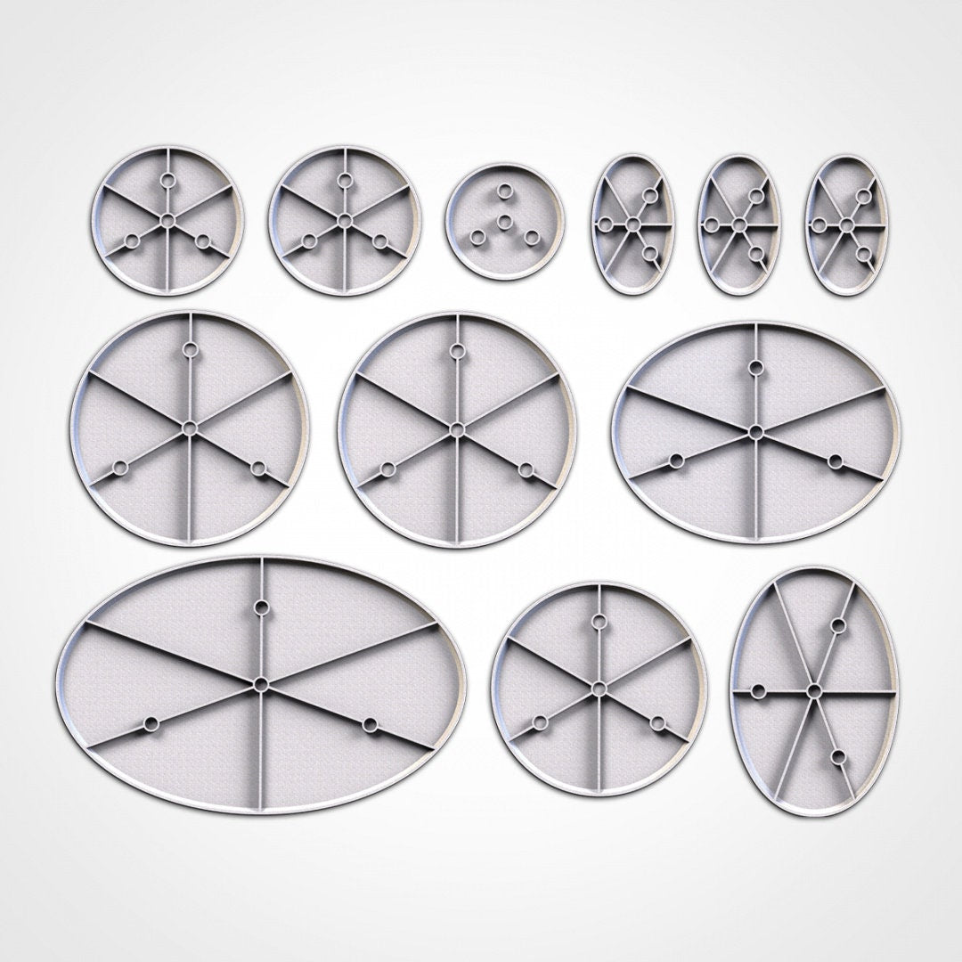 Wooden Round Wargaming Bases | 25mm 32mm 40mm | Txarli Factory