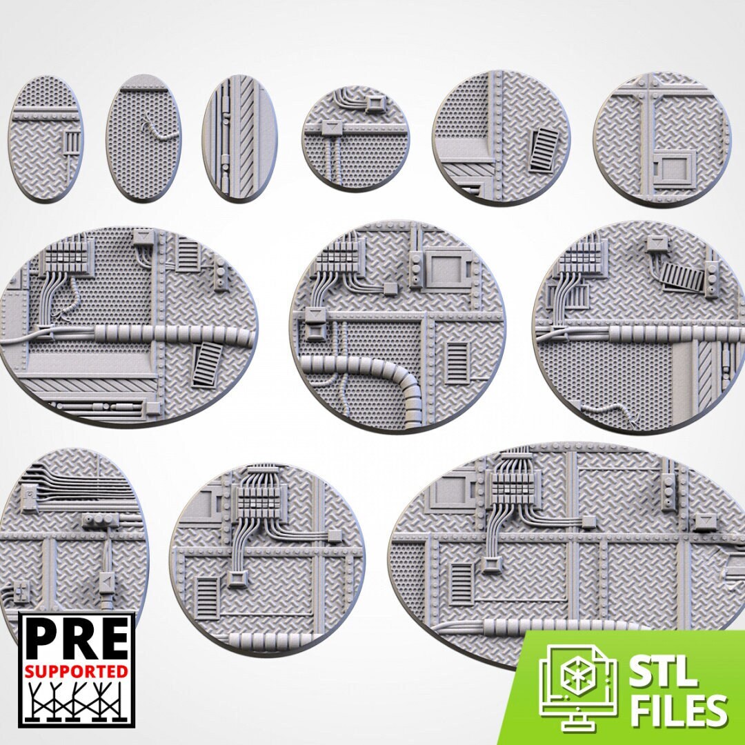 Factory Round Wargaming Bases | 25mm 32mm 40mm | Txarli Factory