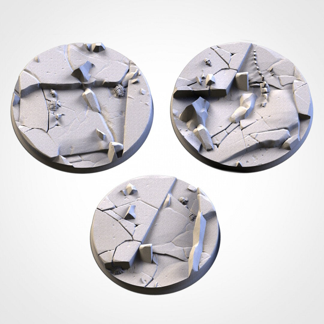 Frozen Round Wargaming Bases | 25mm 32mm 40mm | Txarli Factory