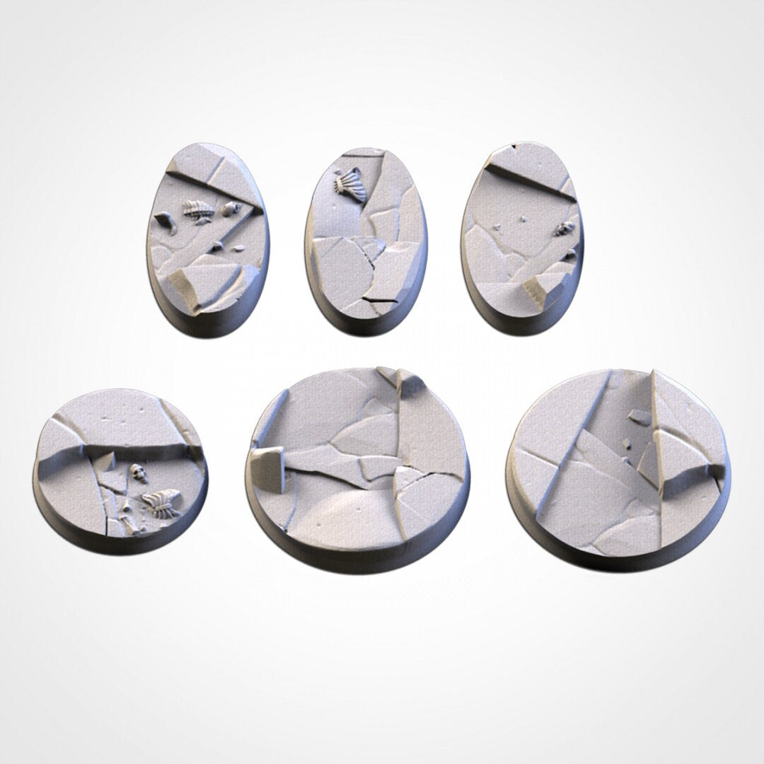 Frozen Round Wargaming Bases | 25mm 32mm 40mm | Txarli Factory