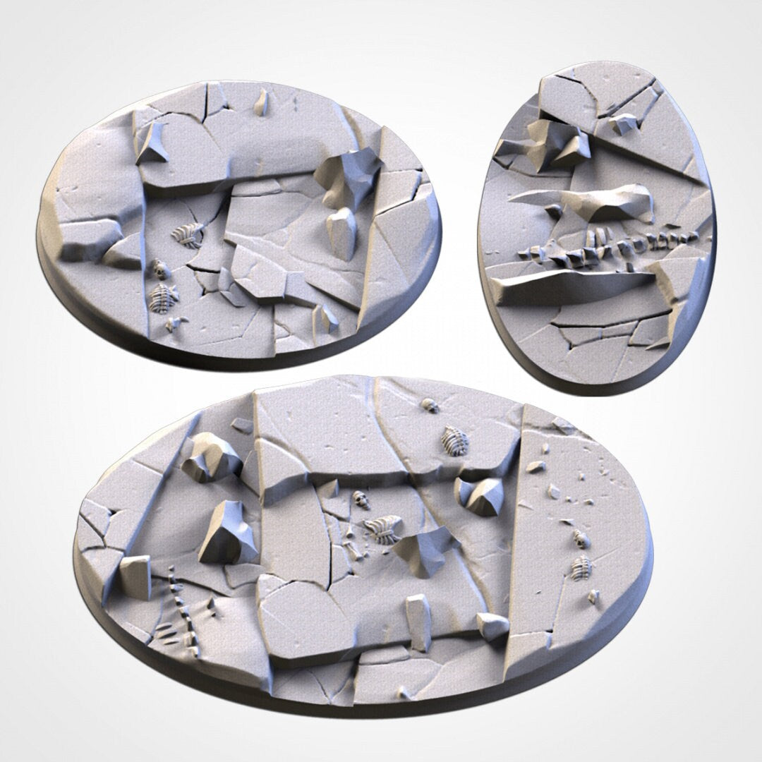 Frozen Round Wargaming Bases | 25mm 32mm 40mm | Txarli Factory