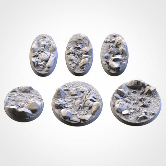 Chaos Hell Round Wargaming Bases | 25mm 32mm 40mm | Txarli Factory