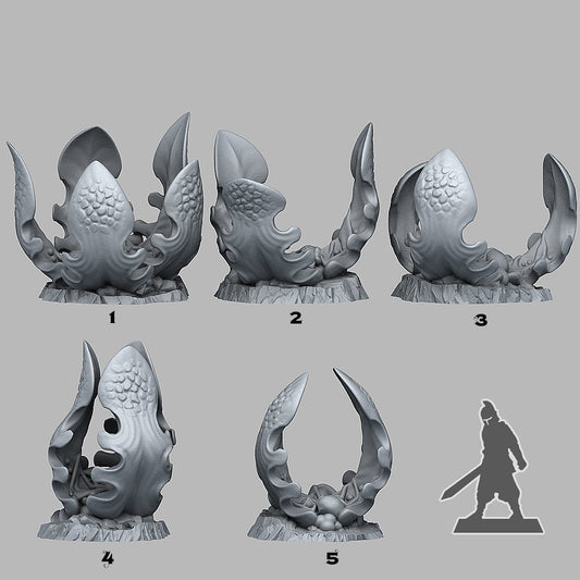 Carnivorous Glue Plants | Scenery and terrain | 3D Printed Resin Miniature | Tabletop Role Playing | AoS | D&D | 40K | Pathfinder