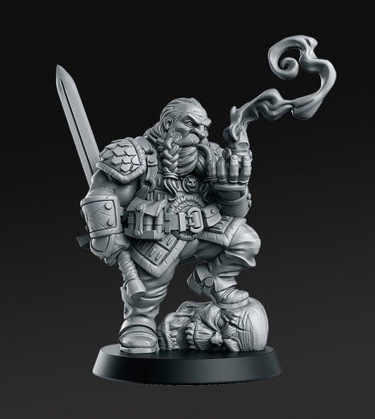 Garaldir of Ravi (Dwarven Monsterhunter) by RN Estudio