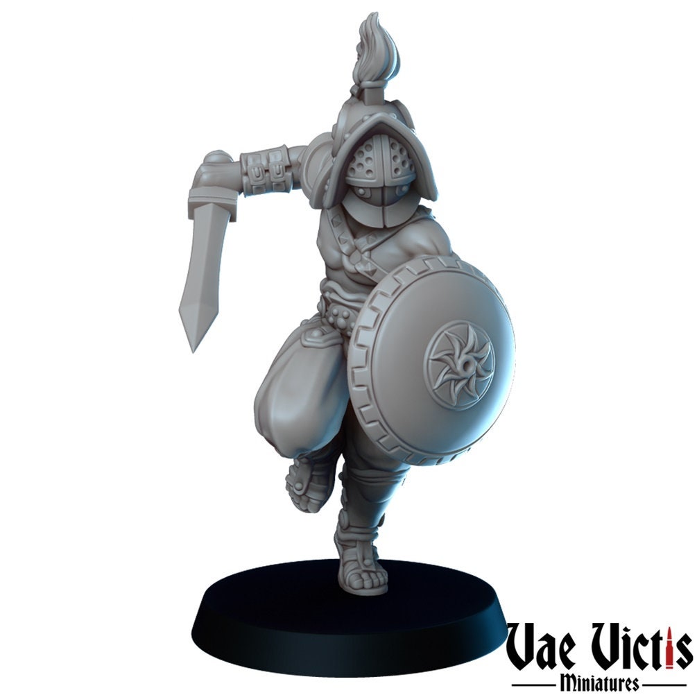 Fantasy gladiators set or separate miniatures by Vae Victis