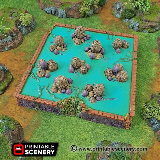 Breeding pool - 6mm upto 32mm Brave  New Worlds Wasteworld Gasland Scatter Terrain Terrain D&D, DnD, Warhammer 40K Pathfinder Sci-fi