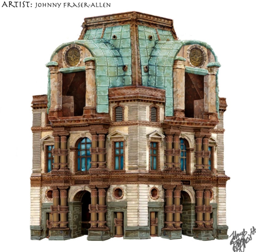 The Barrel Riders Barracks | Miniature Terrain | D&D Miniature Terrain Warhammer Tabletop Miniatures Pathfinder Frostgrave
