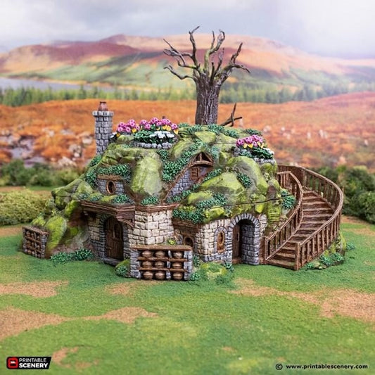 Rise of the Halflings Gardeners Guildhall | DnD Miniature Terrain | Miniature Terrain Warhammer  Tabletop Miniatures Pathfinder Frostgrave