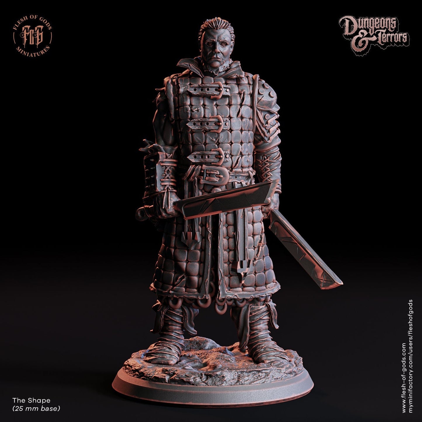The Shape | Flesh of Gods | Enemy | 3D Printed Resin Miniature | Dungeons and Dragons | Pathfinder | Tabletop Role Playing | D&D