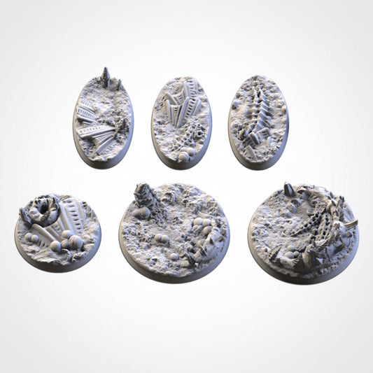 Alien Round Wargaming Base | 25mm 32mm 40mm | Txarli Factory
