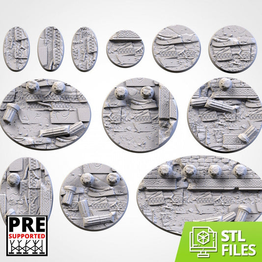 Ancestral Round Wargaming Bases | 25mm 32mm 40mm | Txarli Factory
