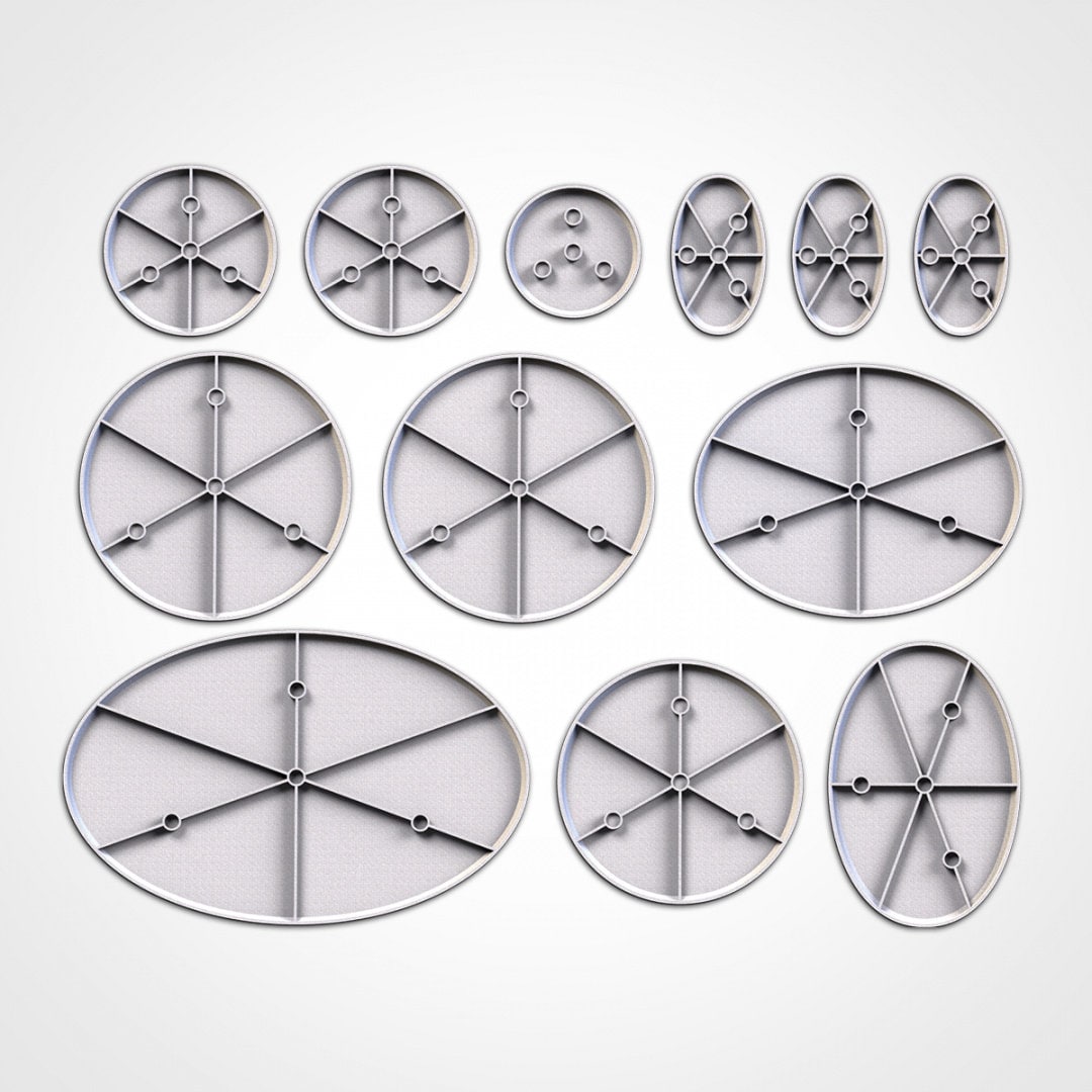 WWII Round Wargaming Bases | 25mm 32mm 40mm | Txarli Factory