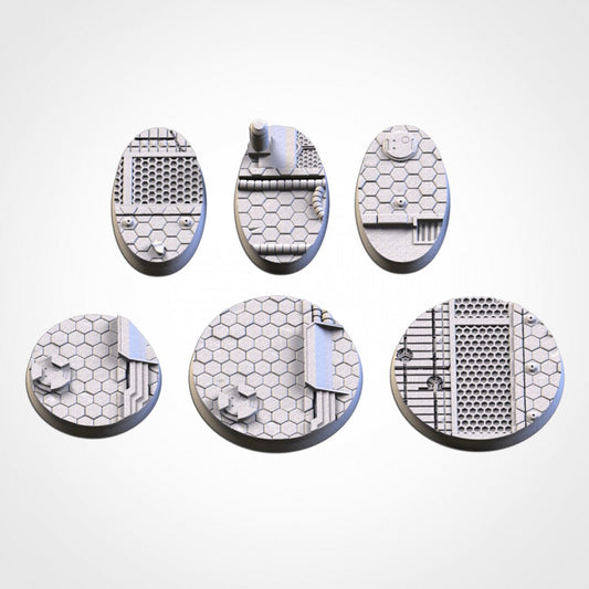City Scifi Round Wargaming Bases | 25mm 32mm 40mm | Txarli Factory