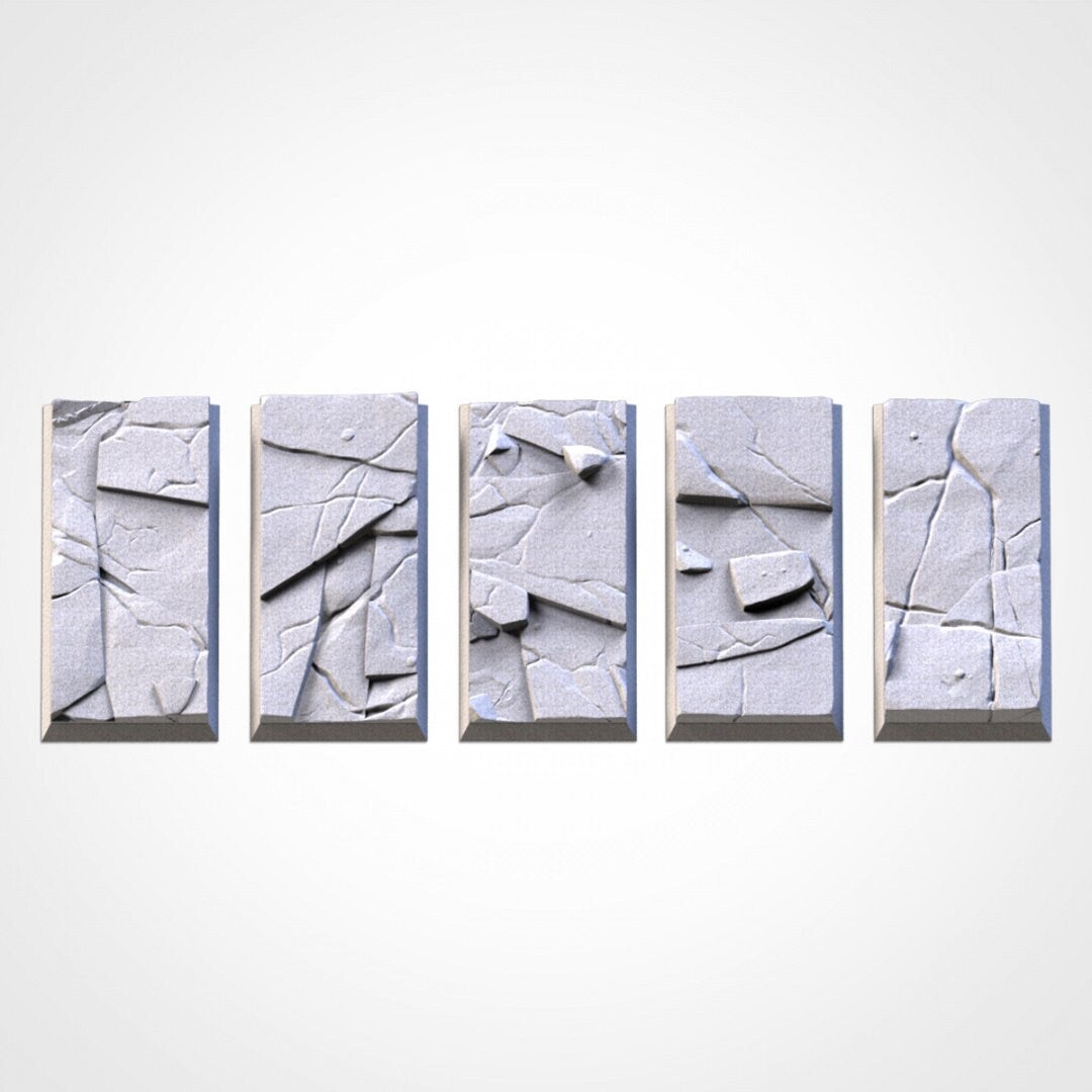 Frozen Square Wargaming Bases | 20mm 25mm 50mm | Txarli Factory