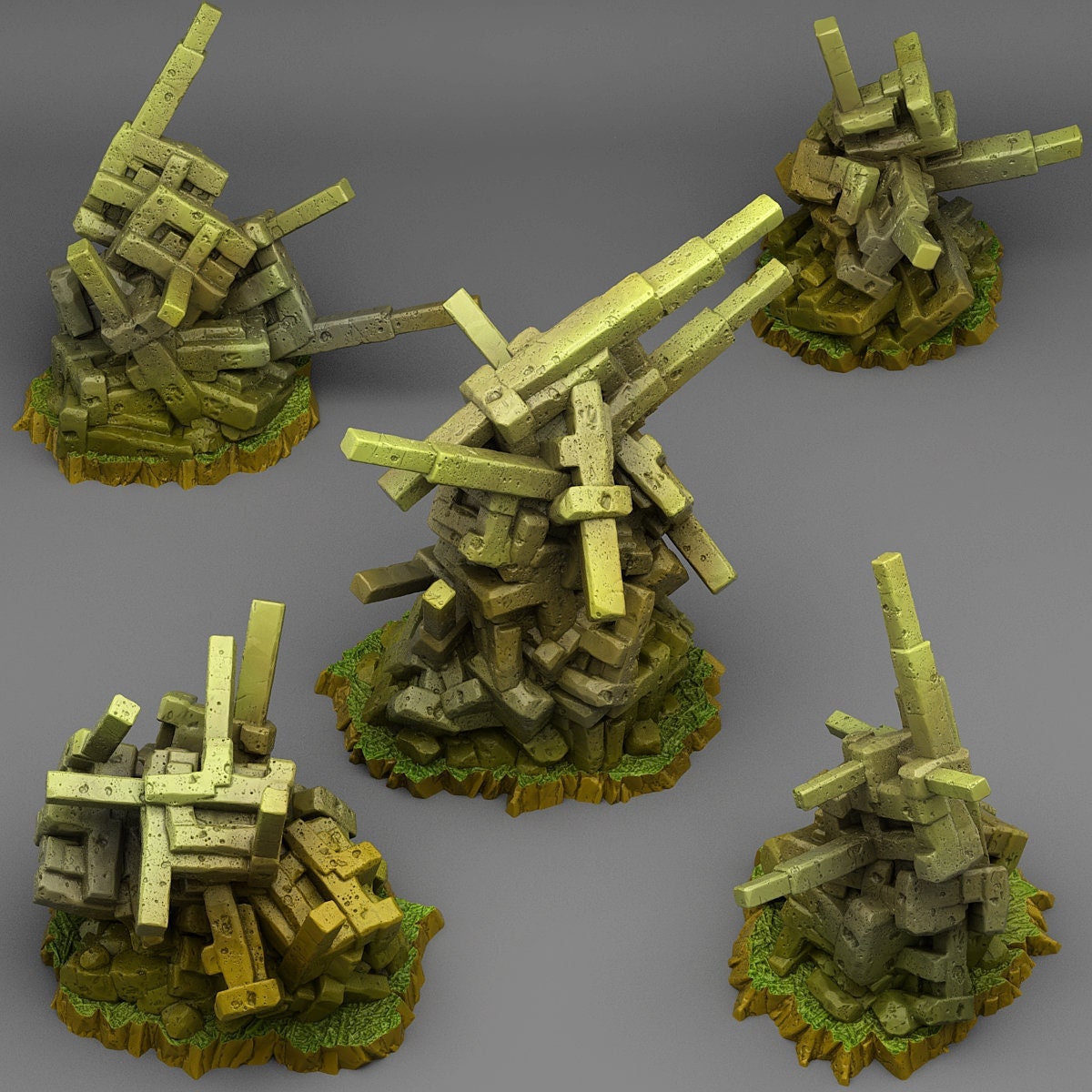 Natural Trap Stones | Scenery and terrain | 3D Printed Resin Miniature | Tabletop Role Playing | AoS | D&D | 40K | Pathfinder
